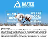 Nachhaltigkeitskonzept des Denim Produzenten IMATEX, Italien.